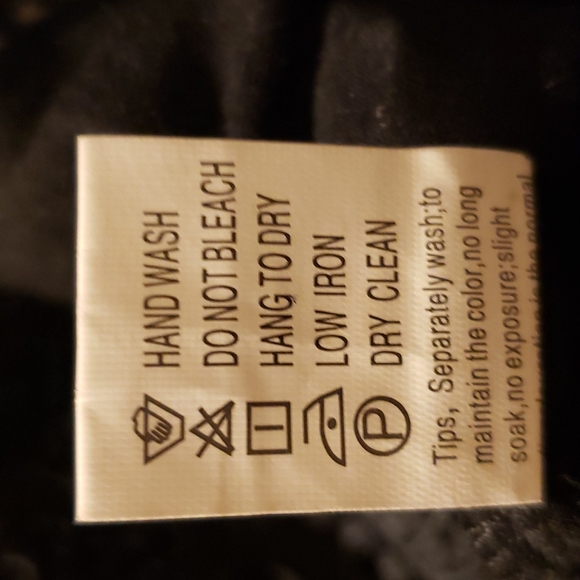 Black Dress with Embroidered bottom - Picture 7 of 10